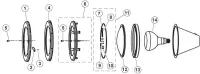 Pièces détachées pour Projecteur Amerlite