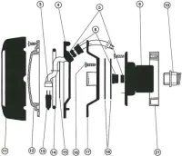 Pièces détachées pour Projecteur COFIES Halogène 100W
