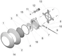 Pièces détachées pour Projecteur EXTRAPLAT - piscine panneaux préfabriqué