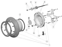Pièces détachées pour Projecteur plat - piscine panneaux préfabriqué