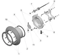 Pièces détachées pour Projecteur - piscines panneaux préfabriqué