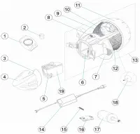 Pièces détachées pour Seascooter EXPLORER