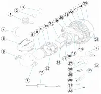 Pièces détachées pour Seascooter RDS 250 - 280 - 300