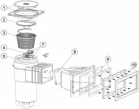 Pièces détachées pour SUPER-Skimmer IML - piscines Liner