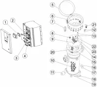Pièces détachées pour Electrolyseur + UV ASTRAL FREEPOOL