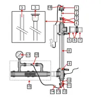 Pièces détachées pour Système de désinfection AQUAFORTE UVC REDOX OZON