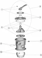 Pièces détachées pour Vanne TOP CLASSIC 2"