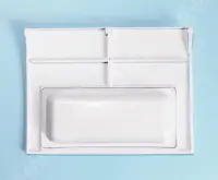 Volet de skimmer à clipser A200, A400, A500 , A500, A800 et Jumboskim avec oeil de 6 mm - BLANC