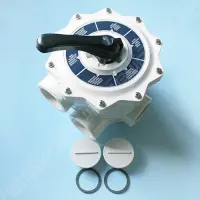 Vanne side multivoies 2" type 3200 à visser avec 2 bouchons et 2 joints (sans liaisons)