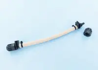 Tube santoprène D.5,8x9,4 mm avec raccords pour tube D.4x6 mm