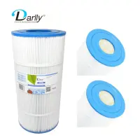 Cartouche de filtration D.215 mm - H.437 mm - Ouverte haut D.100 mm et bas D.100 mm (Hayward type CX800RE)
