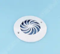 Cache turbine Blanc