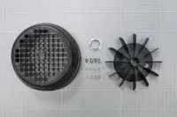 Ensemble couvercle plastique + bague + hélice de ventilateur PPE VICTORIA Plus Silent 1,5 CV à 3 CV (sauf 3 CV