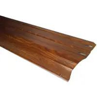 Margelle métallique Imitation Bois 150x1330 mm (à l'unité)