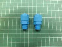 Raccords bleus (x2)