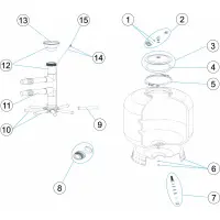 Pièces détachées pour Filtre à sable Astral BWS2 diamètres 400 500 600 660