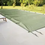 Couverture de sécurité à barres STARPOOL PREMIUM COLOR coloris Amande