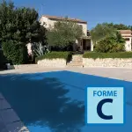 Couverture d'hivernage opaque Skin Extrem Forme C Bleu / Gris SB