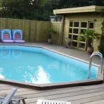 Piscine bois ovale 6,20 x 3,90 m GARDIPOOL OBLONG – Hauteur 1,20 m avec margelles en pin
